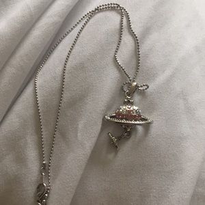 Vivienne Westwood Heart Necklace w/ hanging heart